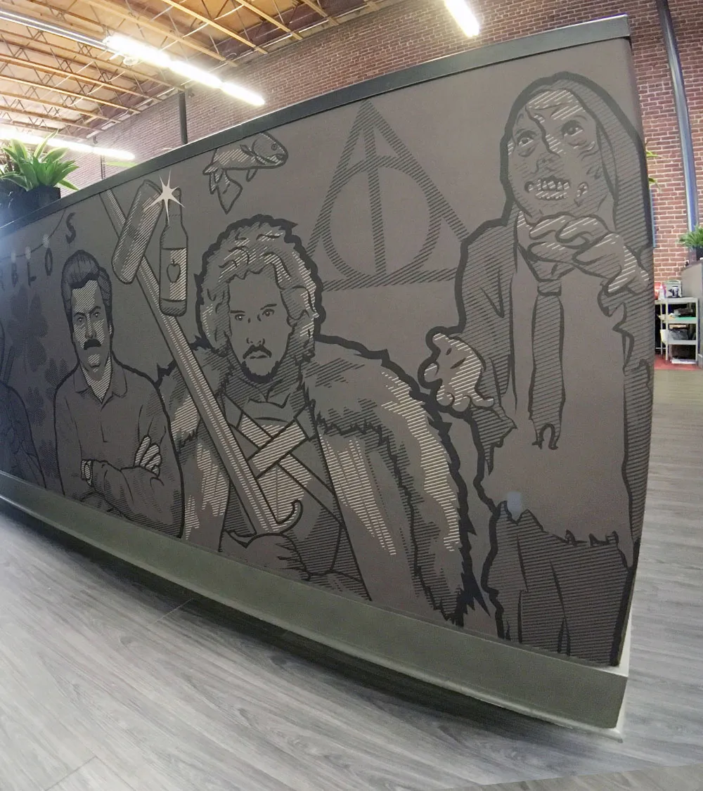 Pop-Art Mural Detail