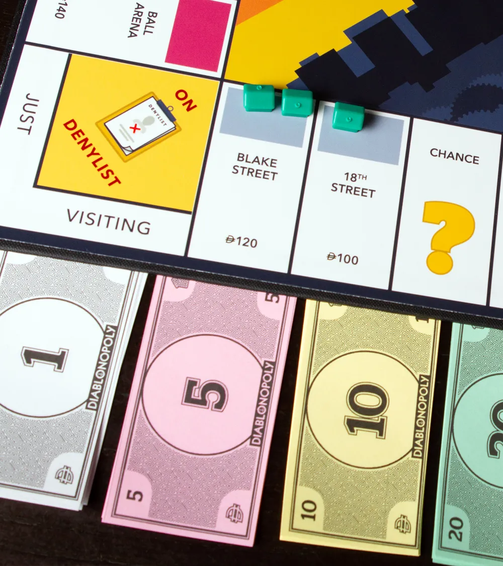 Board and Money detail