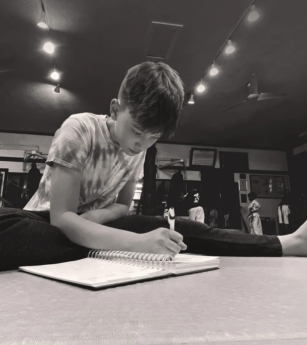 Journal in use